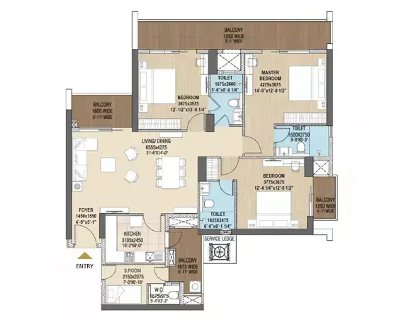 Godrej Connaught One  Floor plan